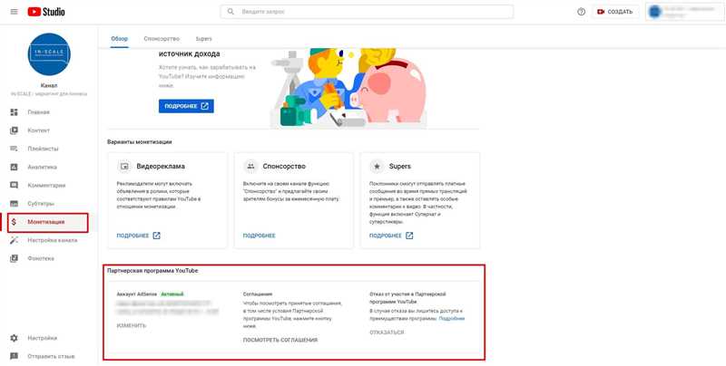 Способы монетизации на YouTube через рекламу